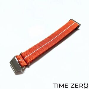 New Orange/White M.N. Watch Strap (The Mariner Collection)